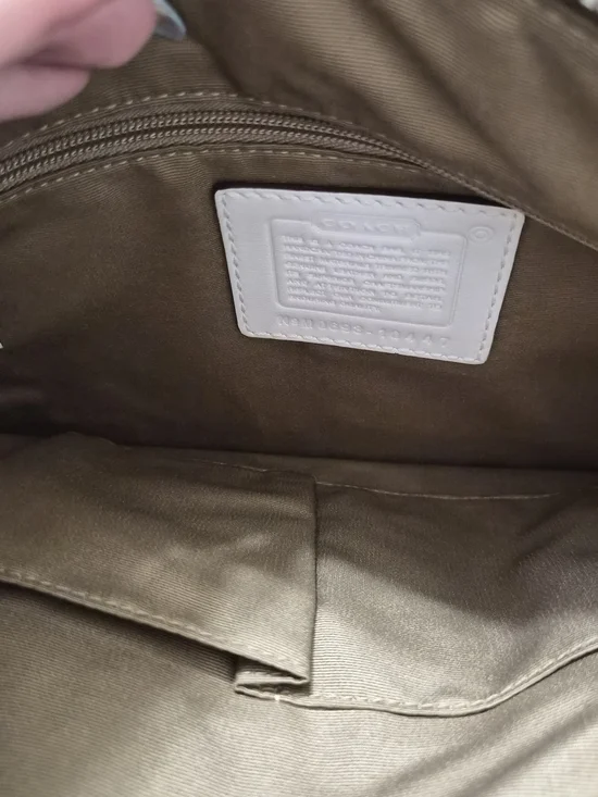 Coach Patchwork Canvas Crossbody Bag - Multicolor with Tan Trim - Picture 4 of 4